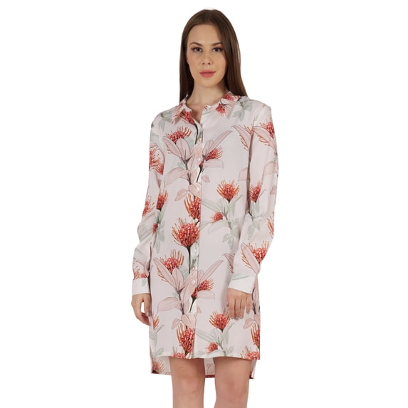 Inkmeso Sexy Shirt Dress For Women Button Down Tunic Designer Long Sleeve Summer Midi Dress