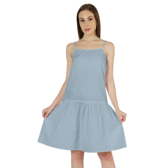 Inkmeso Sexy Summer Midi Dress For WoMen's Adjustable Spaghetti Strap Short Beach Dress