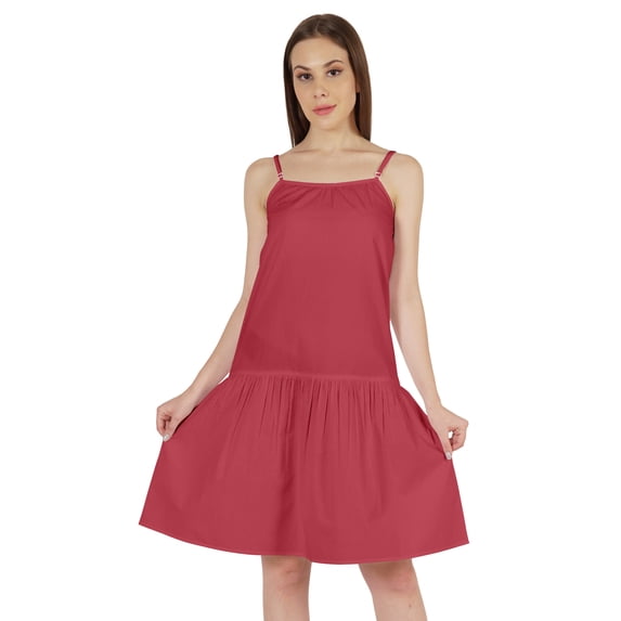 Inkmeso Sexy Summer Midi Dress For WoMen's Adjustable Spaghetti Strap Short Beach Dress