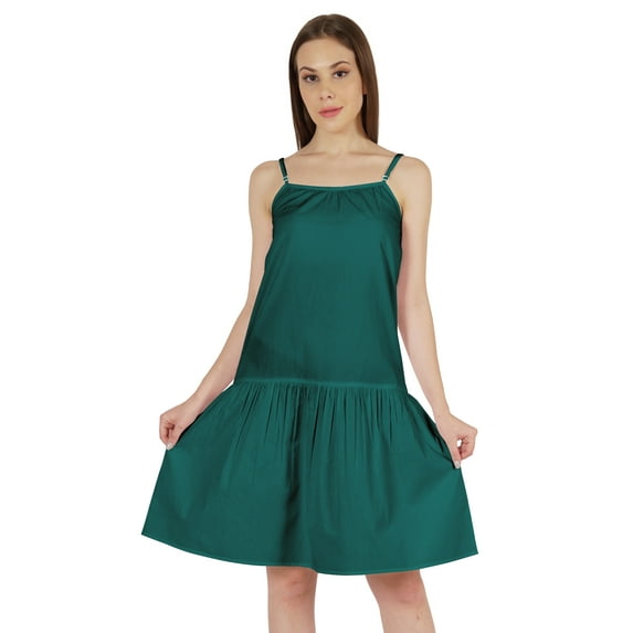 Inkmeso Sexy Summer Midi Dress For WoMen's Adjustable Spaghetti Strap Short Beach Dress