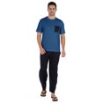 thumbnail image 1 of Inkmeso Solid Cotton Pajama Set&nbsp;Half Sleeve Shirt With Pajamas&nbsp;Loose fit 2 Pc Nightwear Pj For Men's, 1 of 7