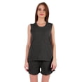 thumbnail image 1 of Inkmeso Solid Nightwear Shorts Set For Women Sleeveless Tank Top & Shorts 2Pcs Jersey sleepwear, 1 of 7