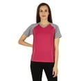 thumbnail image 1 of Inkmeso Solid Short Sleeve T-Shirt For Womens Sporty Casual Solid Basic Workout Shirts, 1 of 7