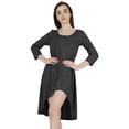 thumbnail image 1 of Inkmeso Solid Summer Casual Tunic Dress For Women's Short Mini Dresses With Button Placket, 1 of 7