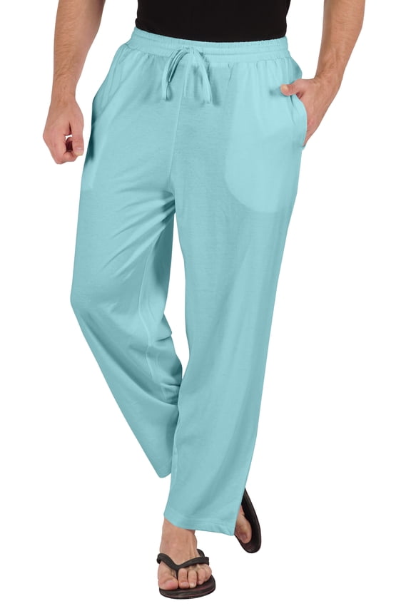 Solid&nbsp;Casual Bottom For Men's Lightweight Cotton Track Pants For Sleep/Workout Pajamas