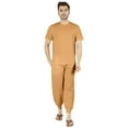 thumbnail image 1 of Inkmeso SolidPajama Set For Mens Short Sleeve Sleepwear Round NeckNightwearPj Set, 1 of 6