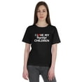thumbnail image 1 of Inkmeso Tshirt For Women I Love My Ungrateful Children Funny Parenting Quote Graphic Tee Top-W6, 1 of 7