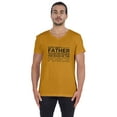 thumbnail image 1 of Inkmeso V-Neck Graphic Tshirt "Every Great Father Teaches His Children The Ways Of The Force" For Parenting Tee Shirt, 1 of 6
