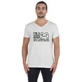 thumbnail image 1 of Inkmeso V-Neck Tee Shirt For Men's Graphic Printed I'm A Gamer Dad Like A Normal Dad Only Much Cooler Tshirt For Gamer Dad, 1 of 6