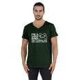 thumbnail image 1 of Inkmeso V-Neck Tee Shirt For Men's Graphic Printed I'm A Gamer Dad Like A Normal Dad Only Much Cooler Tshirt For Gamer Dad, 1 of 7