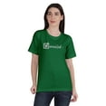 thumbnail image 1 of Inkmeso Vaccinated Pro Vaccine Crew Neck Tee Shirt Cotton T-shirt For Womens, 1 of 9