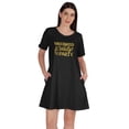 thumbnail image 1 of Inkmeso Vaccinated & Ready To Party T-Shirt Casual Scoop Neck Tunic With Pocket, 1 of 8
