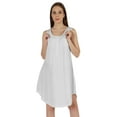 thumbnail image 1 of Inkmeso WoMen's Casual Loose Fit Sundress Sleeveless Henley Beach Dress w/ Patch Pocket, 1 of 7