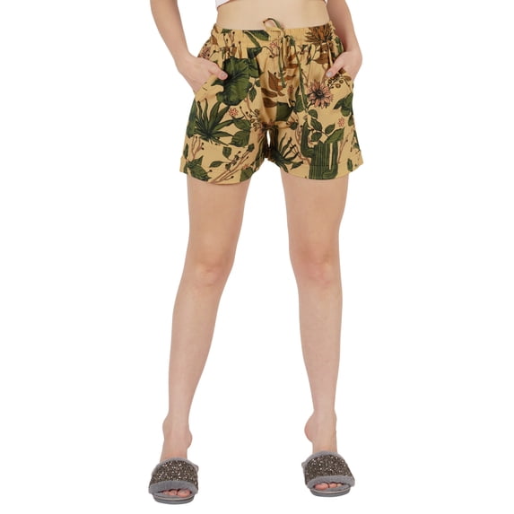 Inkmeso Women Lounge Short Casual Elastic Drawstring Waist Everyday / Holiday Shorts