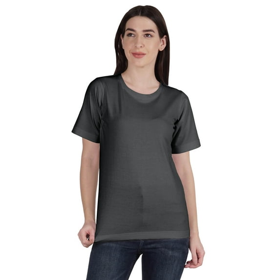 Inkmeso Womens Basic Tee Short Sleeve Solid Crew Neck Summer Tshirt Top