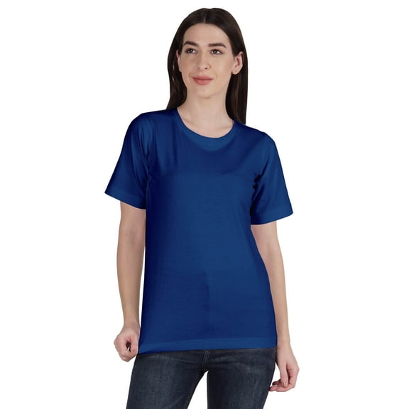 Inkmeso Womens Basic Tee Short Sleeve Solid Crew Neck Summer Tshirt Top