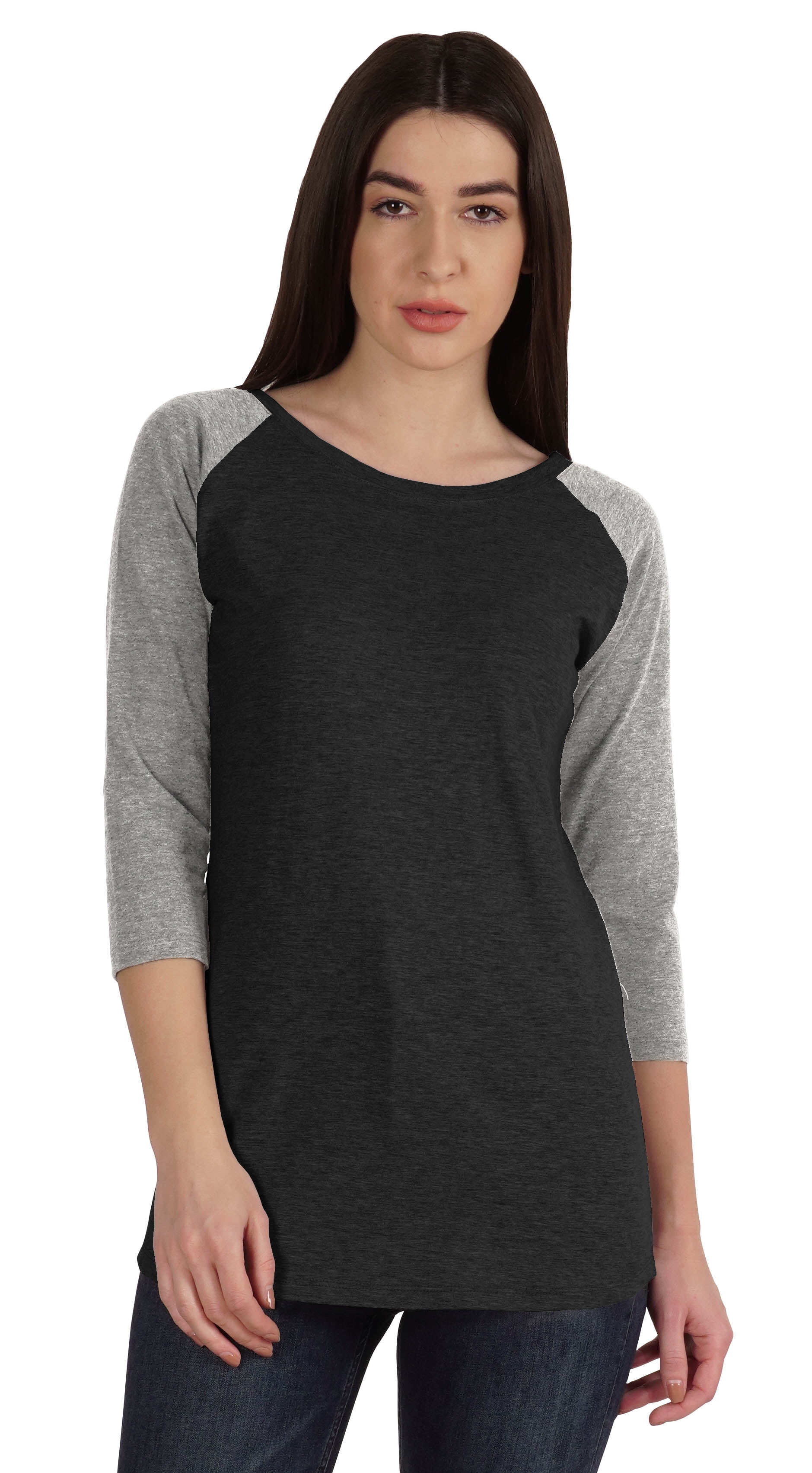 Inkmeso Womens Color Block Raglan Quarter Sleeve TShirt Baseball Tee Casual Sports Jersey Top
