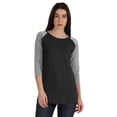 thumbnail image 1 of Inkmeso Womens Color Block Raglan Quarter Sleeve TShirt Baseball Tee Casual Sports Jersey Top, 1 of 8