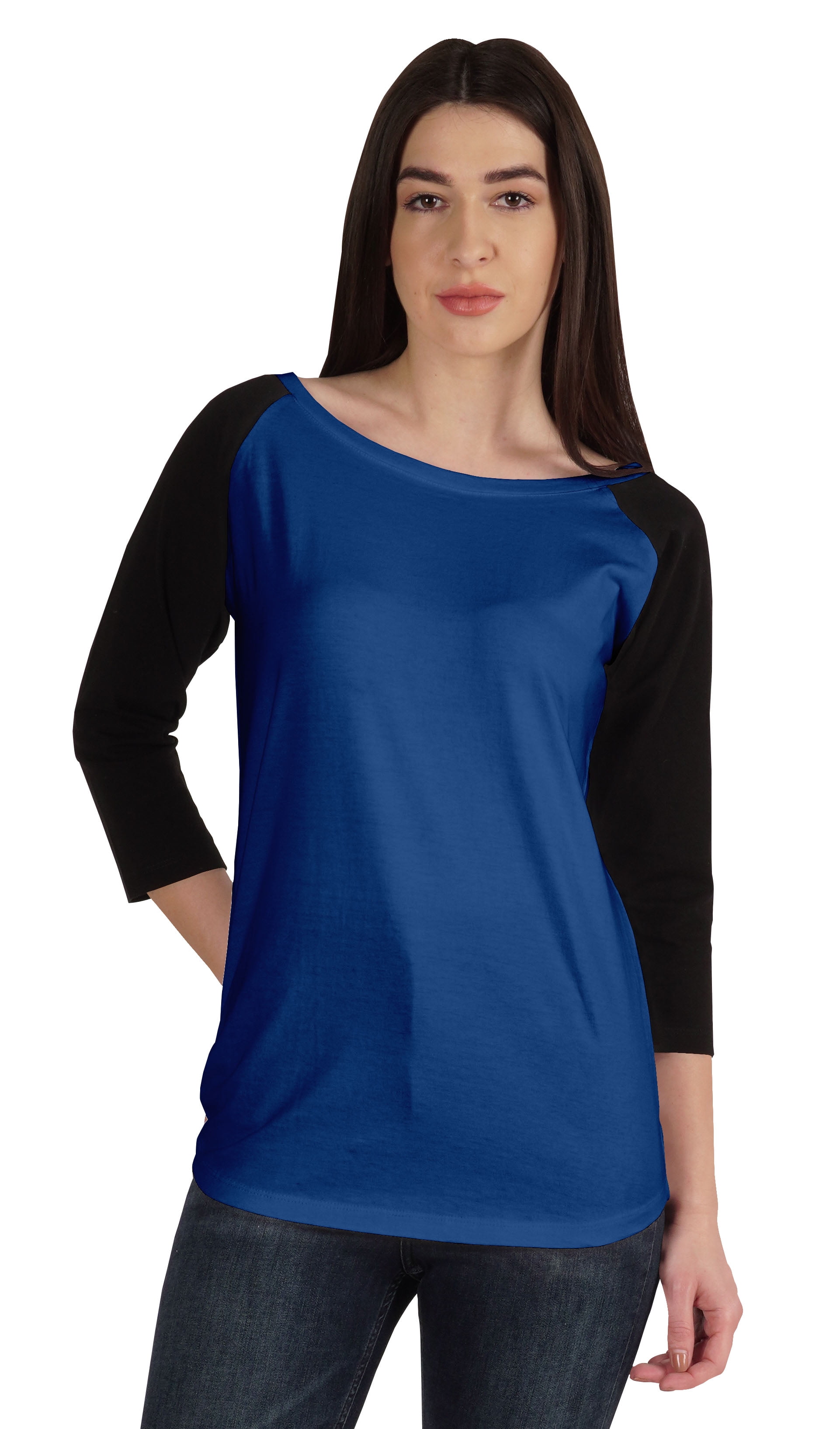 Inkmeso Womens Color Block Raglan Quarter Sleeve TShirt Baseball Tee Casual Sports Jersey Top