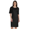 thumbnail image 1 of Inkmeso Womens Elbow Sleeve Regular Fit Tshirt Dress With Front Pockets, 1 of 8