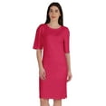 thumbnail image 1 of Inkmeso Womens Elbow Sleeve Regular Fit Tshirt Dress With Front Pockets, 1 of 8