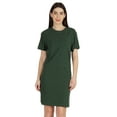 thumbnail image 1 of Inkmeso Womens Plain Shift Dress Short Sleeve Regular Fit Cotton Jersey Tshirt Dress, 1 of 7