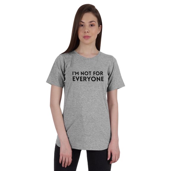 Inkmeso Womens Quote Top Im Not For Everyone  Graphic Print Tee T-Shirt