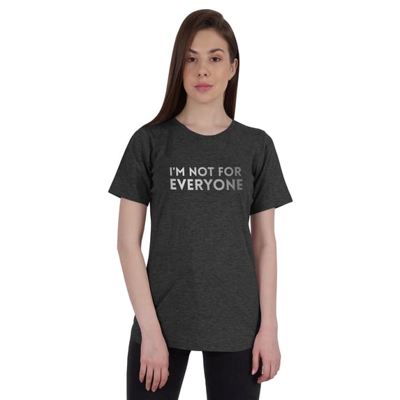 Inkmeso Womens Quote Top Im Not For Everyone Graphic Print Tee T-Shirt