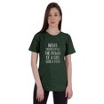 thumbnail image 1 of Inkmeso Womens Quote Top Never Underestimate The Power Of A Girl With A Book Graphic Print Tee T-Shirt, 1 of 9