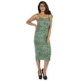 thumbnail image 1 of Inkmeso Womens Sexy Spaghetti Strap Dress Printed Bodycon Club Party Midi Dress, 1 of 7