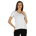 thumbnail image 1 of Inkmeso Womens Short Sleeve V-Neck Shirts Casual Regular Fit Tee T-Shirt Basic Tops, 1 of 7