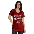 thumbnail image 1 of Inkmeso World Okayest Mom Graphic Tshirt Short Sleeve Mother Day Gift Top, 1 of 8