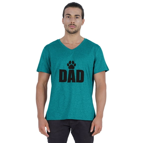 Inkmeso Mens Tshirt Dad Graphic Tshirt For Dad's Cotton Jersey Tee Shirt For Dog Parent