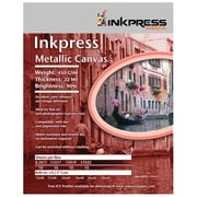 Inkpress Media Metallic Canvas Inkjet Printer Paper, 8.5x11", 10 Sheets