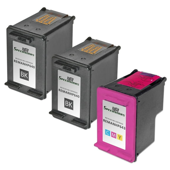 Inks Ink Cartridge Replacement for 60 (2 Black, 1 Color, 3-Pack)