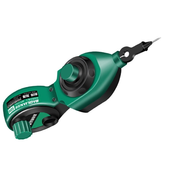 Inks Scriber Line Carpenter Tool Woodworking Marker with Manual Winding Manual Marker Reel