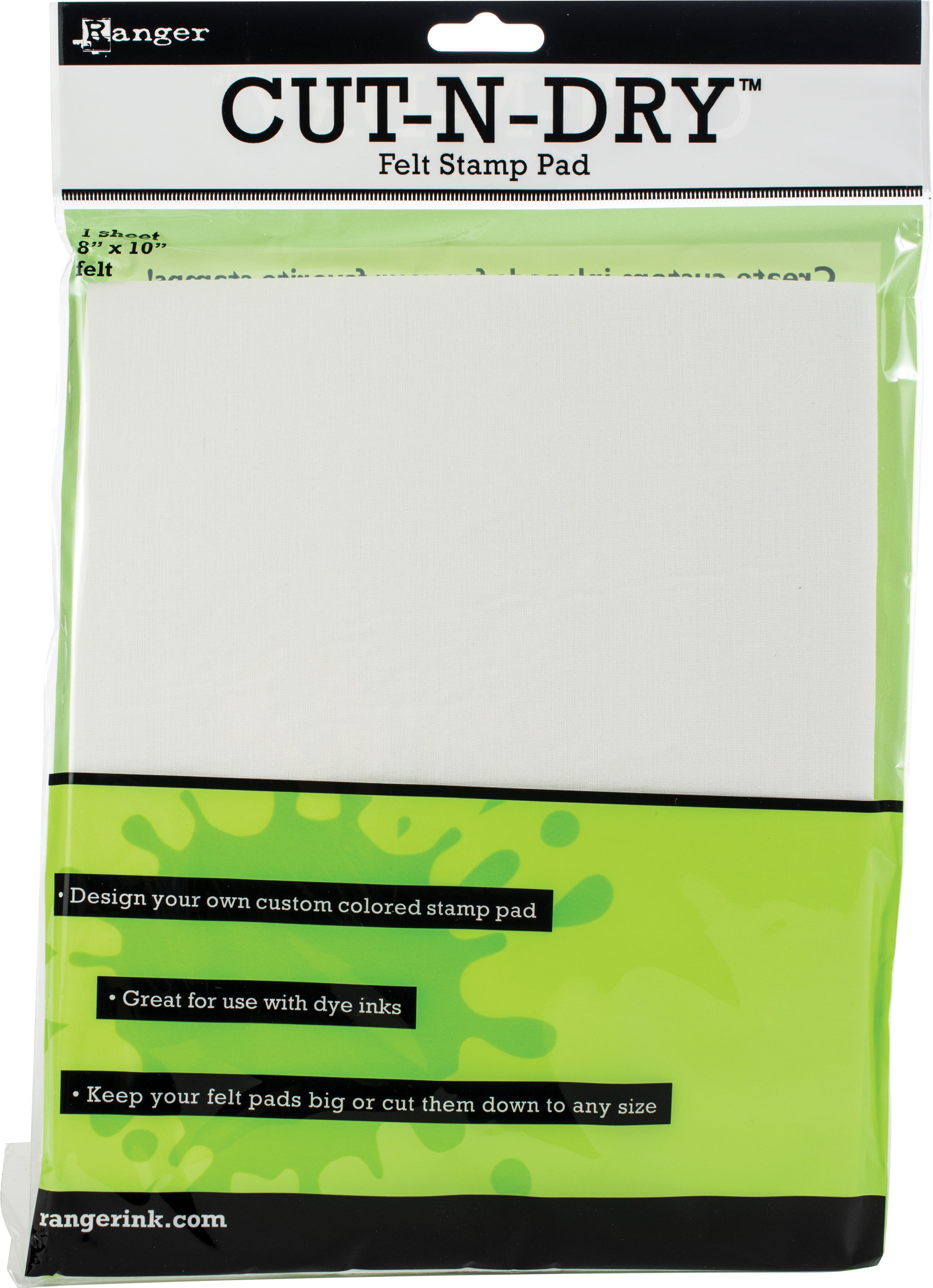 Inkssentials CutNDry Stamp Pad Felt8"X10" Sheet