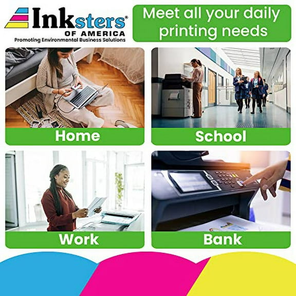 Inksters of America Compatible Toner Cartridge Replacement for HP 49A (Q5949A) Black - Compatible with Laserjet 1160 1320 1320N 1320NW 1320TN 3390 3396 (4 Pack)