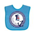thumbnail image 1 of Inktastic 1 Years Old Nautical Anchor Boy Birthday Boys Baby Bib, 1 of 4