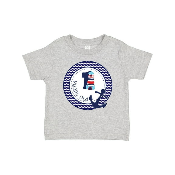 Inktastic 1 Years Old Nautical Anchor Boy Birthday Boys Baby T-Shirt
