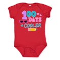 thumbnail image 1 of Inktastic 100 Days Cooler in Pink Girls Baby Bodysuit, 1 of 5