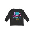 thumbnail image 1 of Inktastic 100 Days Cooler in Pink Girls Long Sleeve Toddler T-Shirt, 1 of 5