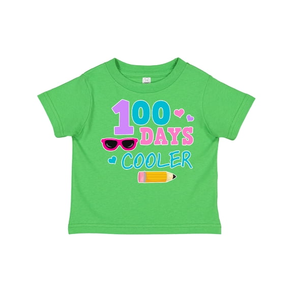 Inktastic 100 Days Cooler in Pink Girls Toddler T-Shirt