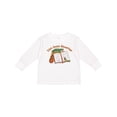 thumbnail image 1 of Inktastic 100 Days Smarter Bookworm 100th Day of School Boys or Girls Long Sleeve Toddler T-Shirt, 1 of 5