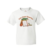 Inktastic 100 Days Smarter Bookworm 100th Day of School Youth T-Shirt
