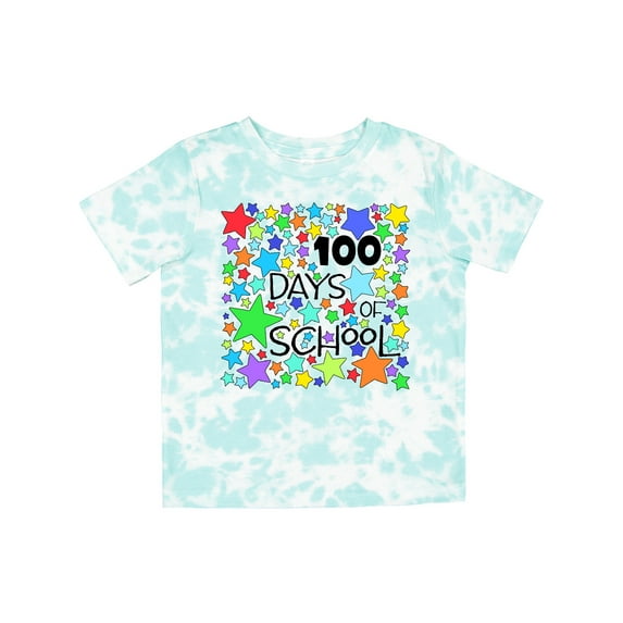 Inktastic 100 Days of School Colorful Stars Boys or Girls Toddler T-Shirt