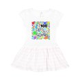 thumbnail image 1 of Inktastic 100 Days of School Colorful Stars Girls Toddler Dress, 1 of 4