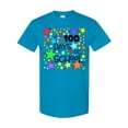 thumbnail image 1 of Inktastic 100 Days of School Colorful Stars T-Shirt, 1 of 5