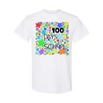 thumbnail image 1 of Inktastic 100 Days of School Colorful Stars T-Shirt, 1 of 5