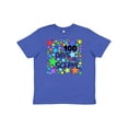 thumbnail image 1 of Inktastic 100 Days of School Colorful Stars Youth T-Shirt, 1 of 5
